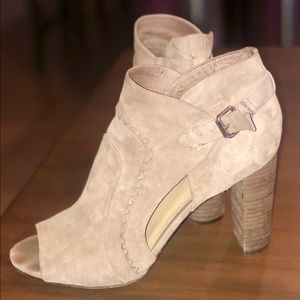 Vince Camuto Beige Booties